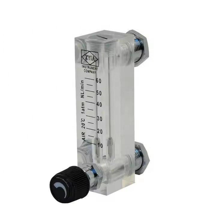 Factory Price Magnetic Digital air Flowmeter Acrylic Adjustment Panel Mounted Type Portable Oxygen Gas Flowmeter Rotameter