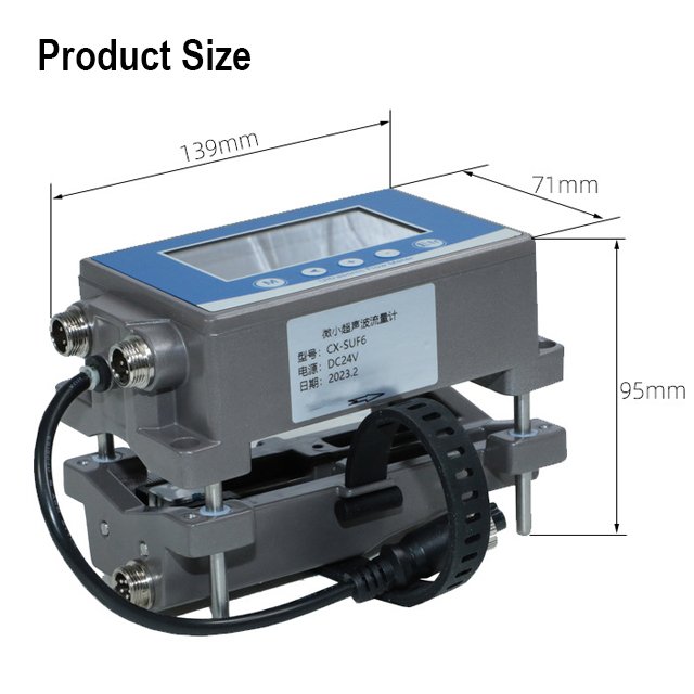 Easy Operation Clamp-on Ultrasonic Flow Meter Flow Meter