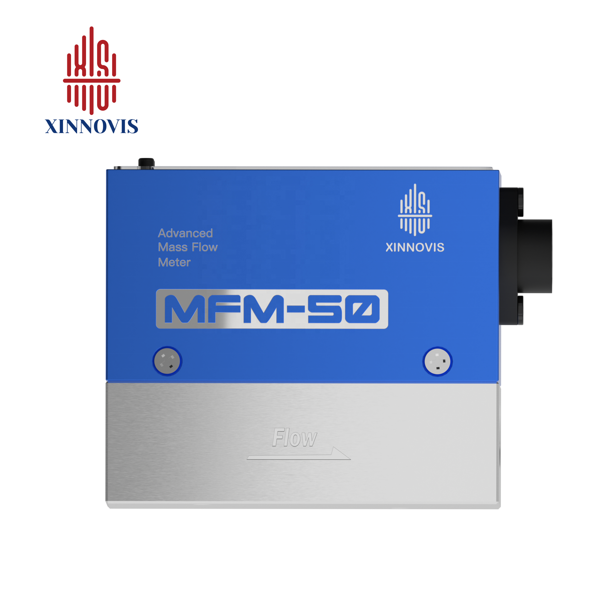 Xinnovis Factory 0~1000slm Gas/N2/H2/O2/Ar/He/CH4/CO2/Air Mass Flow Meter With RS485/4~20mA for Flow Control OEM/Fast Delivery