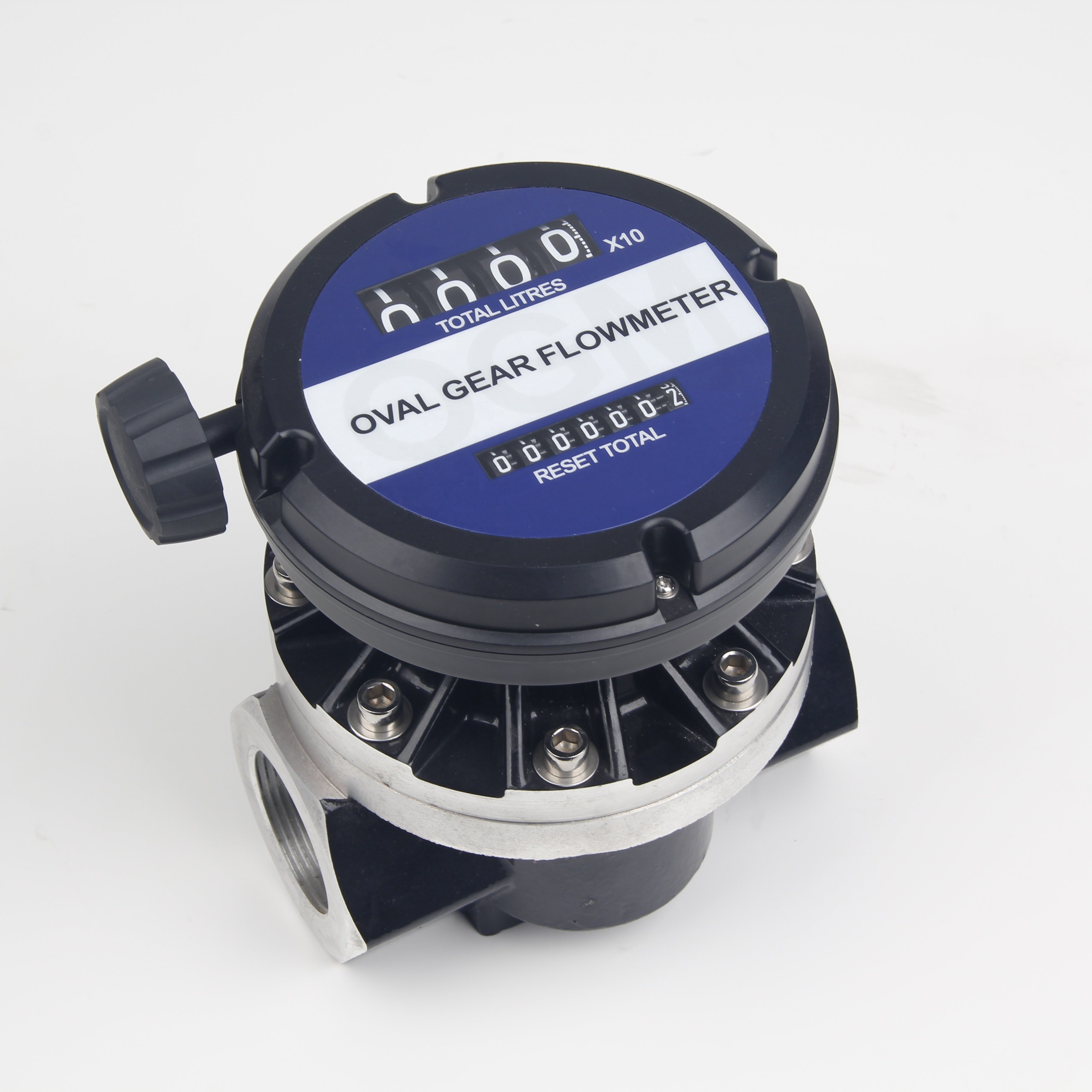 New Product Oval Gear Meter with Mechanical Register OMG Type 2" Oil Industrial Flow Meter