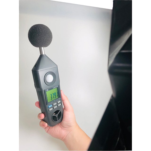 LUTRON LM-8102 Digital Sound, Anemometer, %RH, Temp. Type K, Light Meter,
