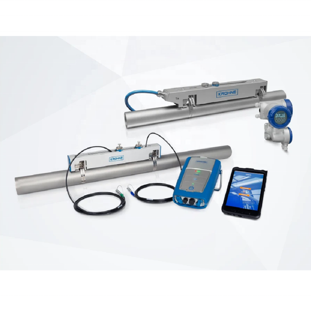 Original Krohne OPTISONIC 6300 Ultrasonic Clamp-on Flowmeter for Flow Measurement of Liquids