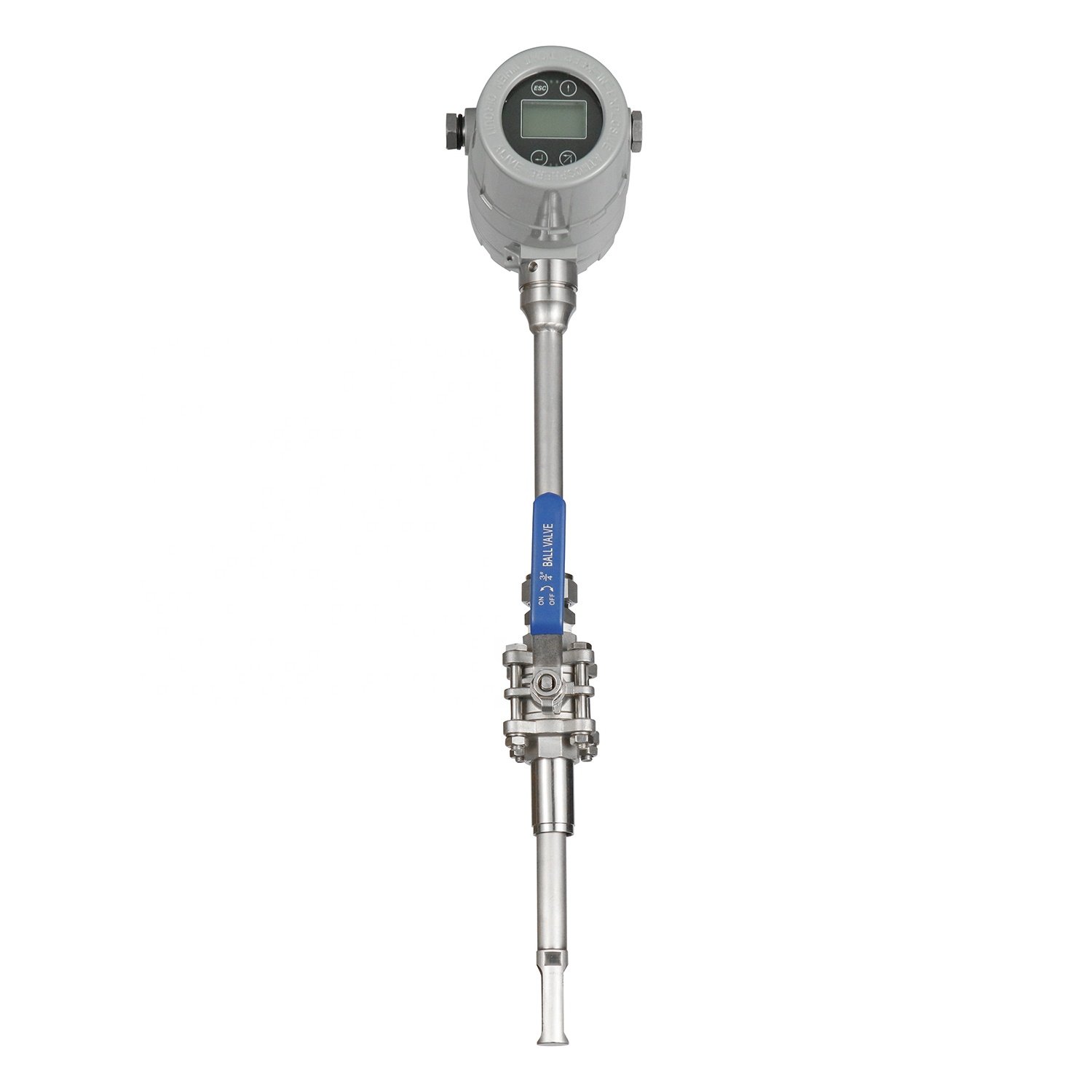 Thermal Mass Flow Meter, High Precision Coriolis Mass Flow Meter Digital Gas Turbine Flowmeter