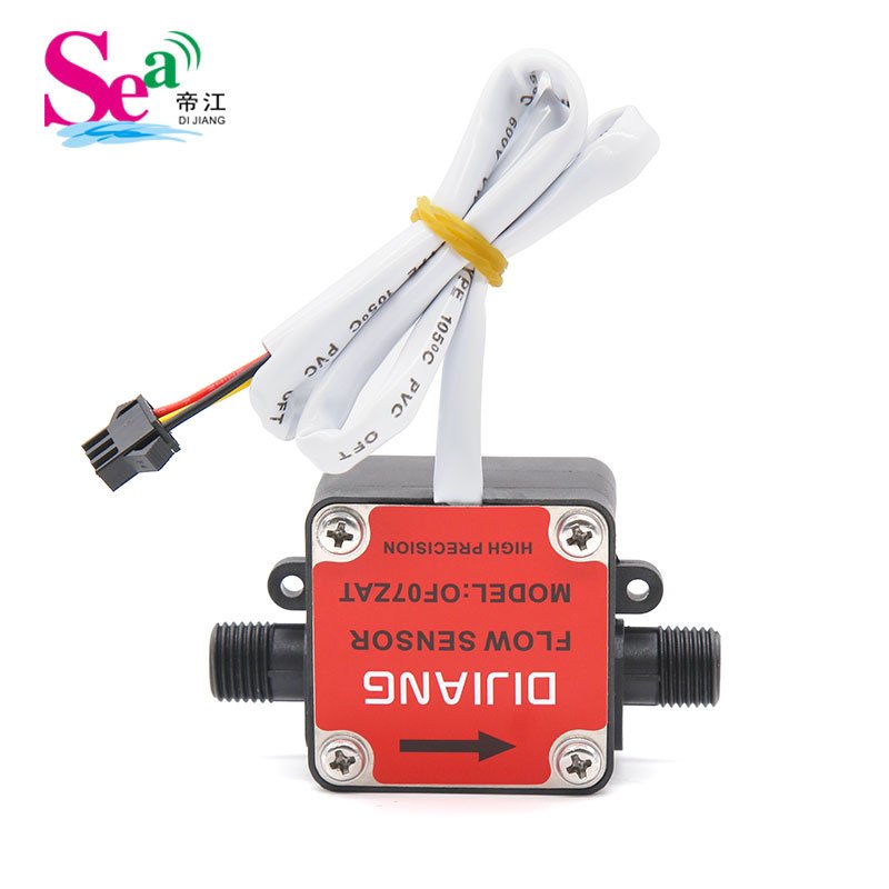 DIJIANG Plastic Gear Flow Meter for Metering Viscosity Liquids Oil Fuel Diesel Generator Wine Ethanol Water Flowmeter 3.5 - 24V