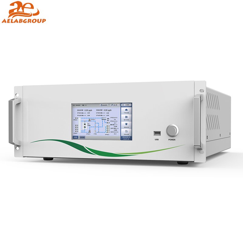 AELAB Multi-Point Dynamic Dilution Calibrator Digital Air Gas Flow Meter Calibrator