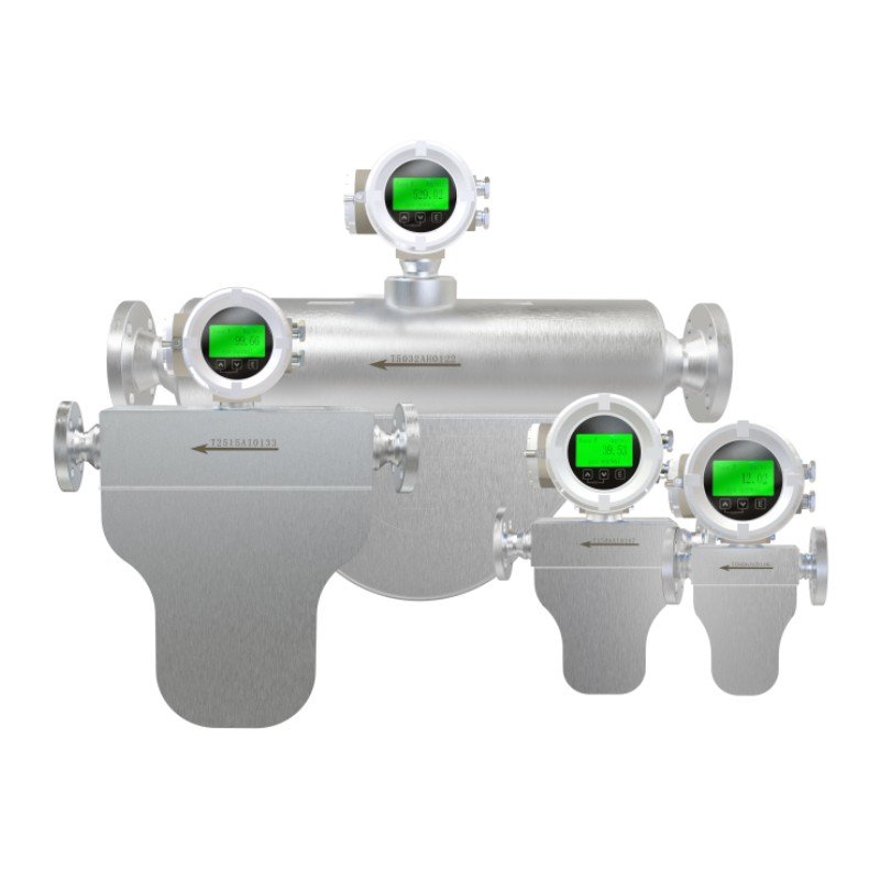 lpg / Water / Co2 Coriolis Mass Flowemter IECEX Exd High Quality LCD Display Digital Meters Sensor 4-20mA Testing Tools