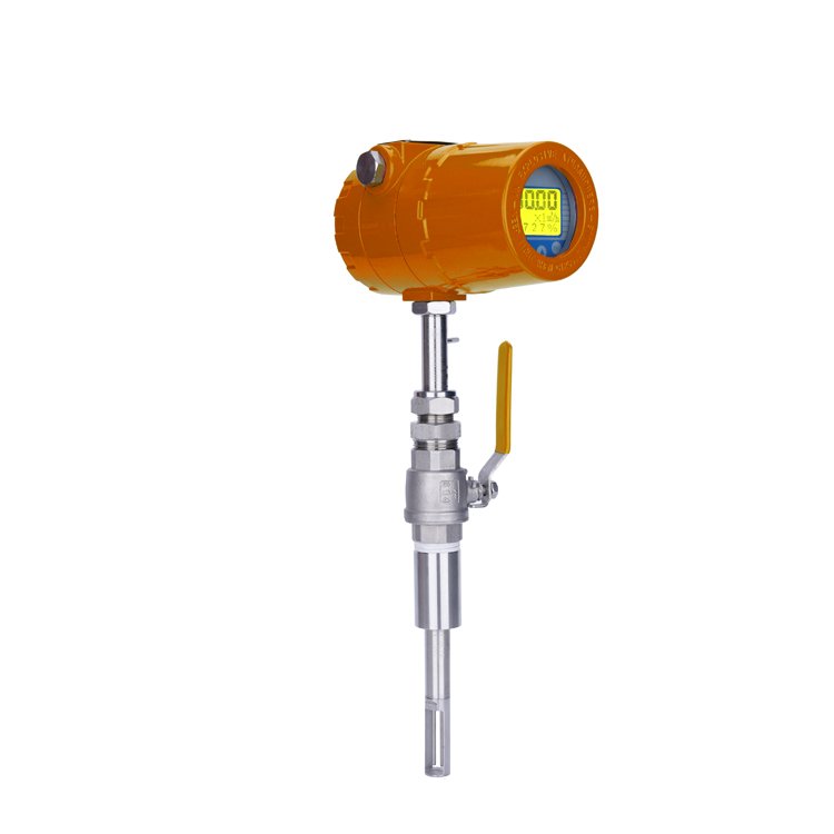 High-Temperature Compact Plug-in Flue Gas Flow Meter Accurate Measurement for Air OEM Supported