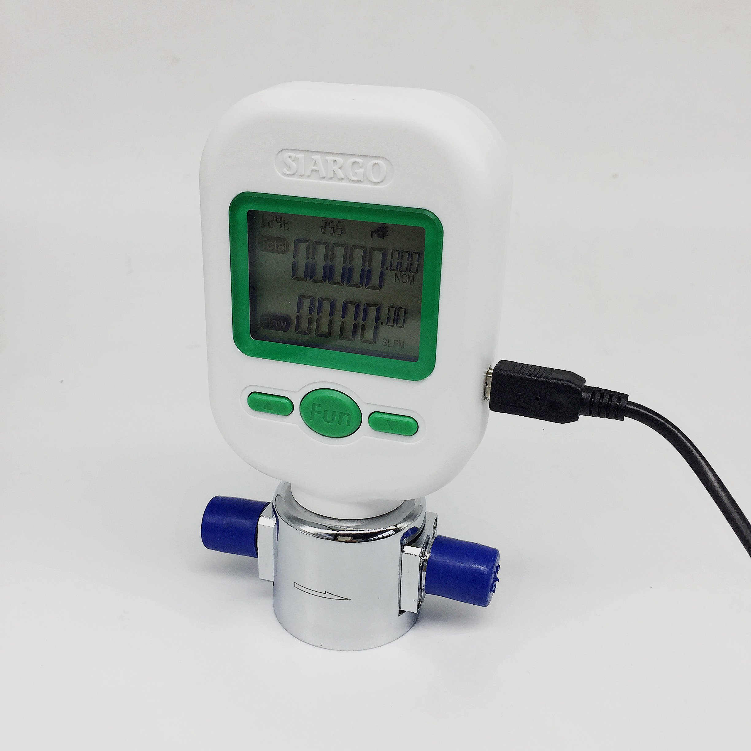 High Quality Gas Mass Flow Meter Compressed Air Nitrogen Oxygen Argon Carbon Dioxide Digital Flowmeter Flow Meter