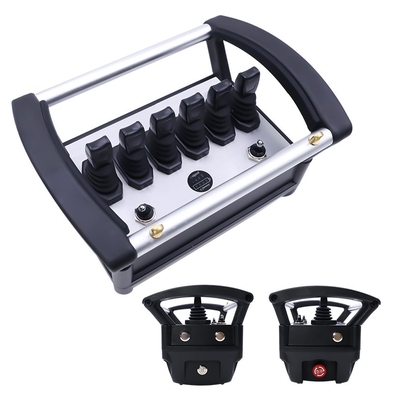 Easy operation 4 5 6 7 8 channels hydraulic joystick proportional valve industrial remote control kits for skid steer