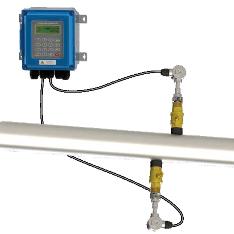 Wall Mounted Ultrasonic Flow Meter for Water and Hydraulic Medium Flowmeter Clamp on