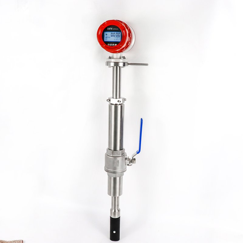 Electromagnetic Flow Meter Sewage Chemical Magnetic Flowmeter Manufacturer for Insertion Flow Meter for Big Size Pipe