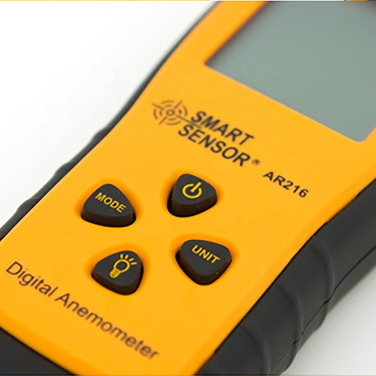 Digital Air Flow Meter Anemometer Ar216 0-30M/S Wind Speed Handheld Anemometer Thermometer