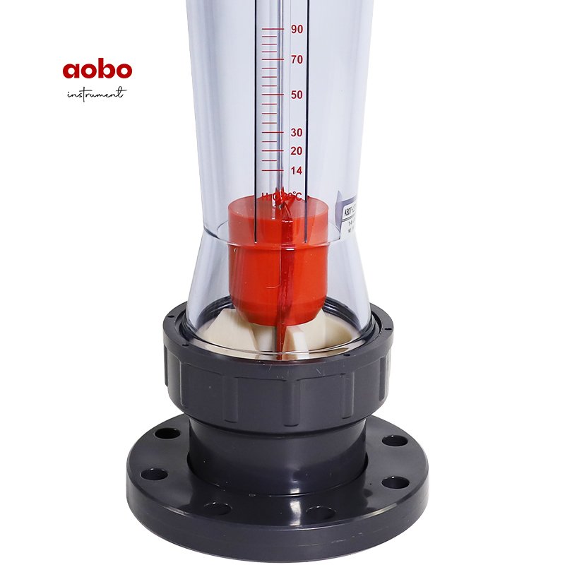 LZS-25 250 to 2500LPH Thread Air 1 2 3 8 Water Flow Meter Flow Rate Controlling Glass Rotameter Flowmeter Glass Tube for Ozone