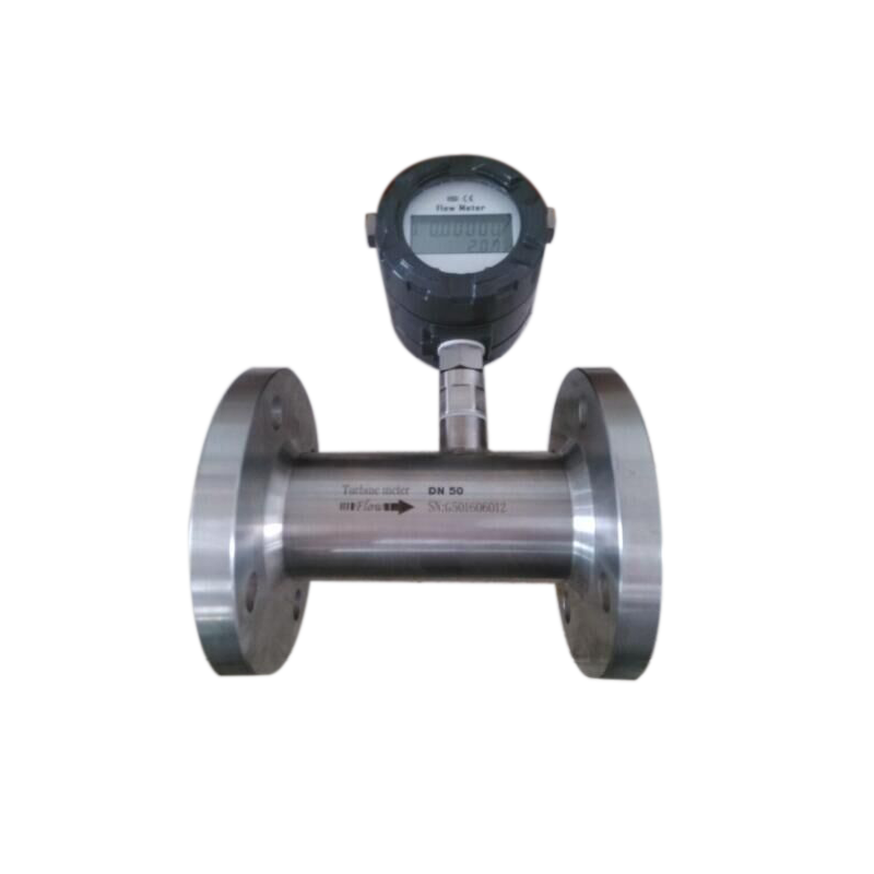 LPG Gas Digital Turbine Meter With Pulse and 4-20mA Output 24VDC Gas Turbine Flowmeter