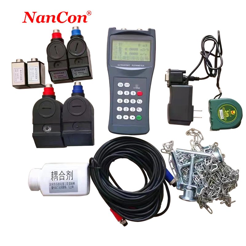 Handheld Ultrasonic Flow Meter Liquid Medium Flowmeter