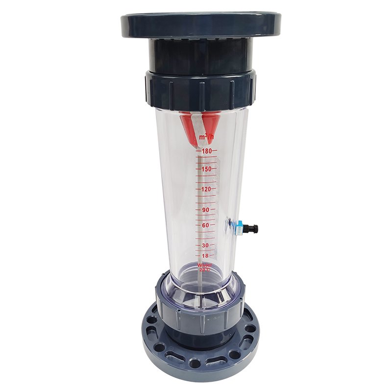LZS-40 0.6-6m3/H 1 1/2" Long Tube Short Tube Type 40mm Plastic Tube Flow Meter DN40 Rotameter Flowmeter for Clean Water