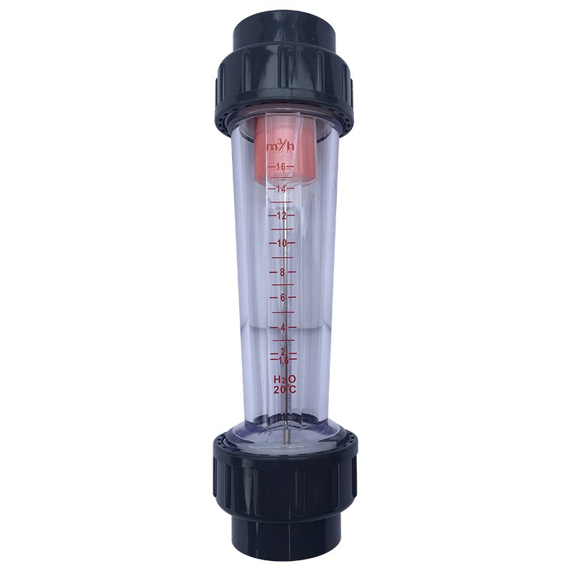 LZS-40 0.6-6m3/H 1 1/2" Long Tube Short Tube Type 40mm Plastic Tube Flow Meter DN40 Rotameter Flowmeter for Clean Water