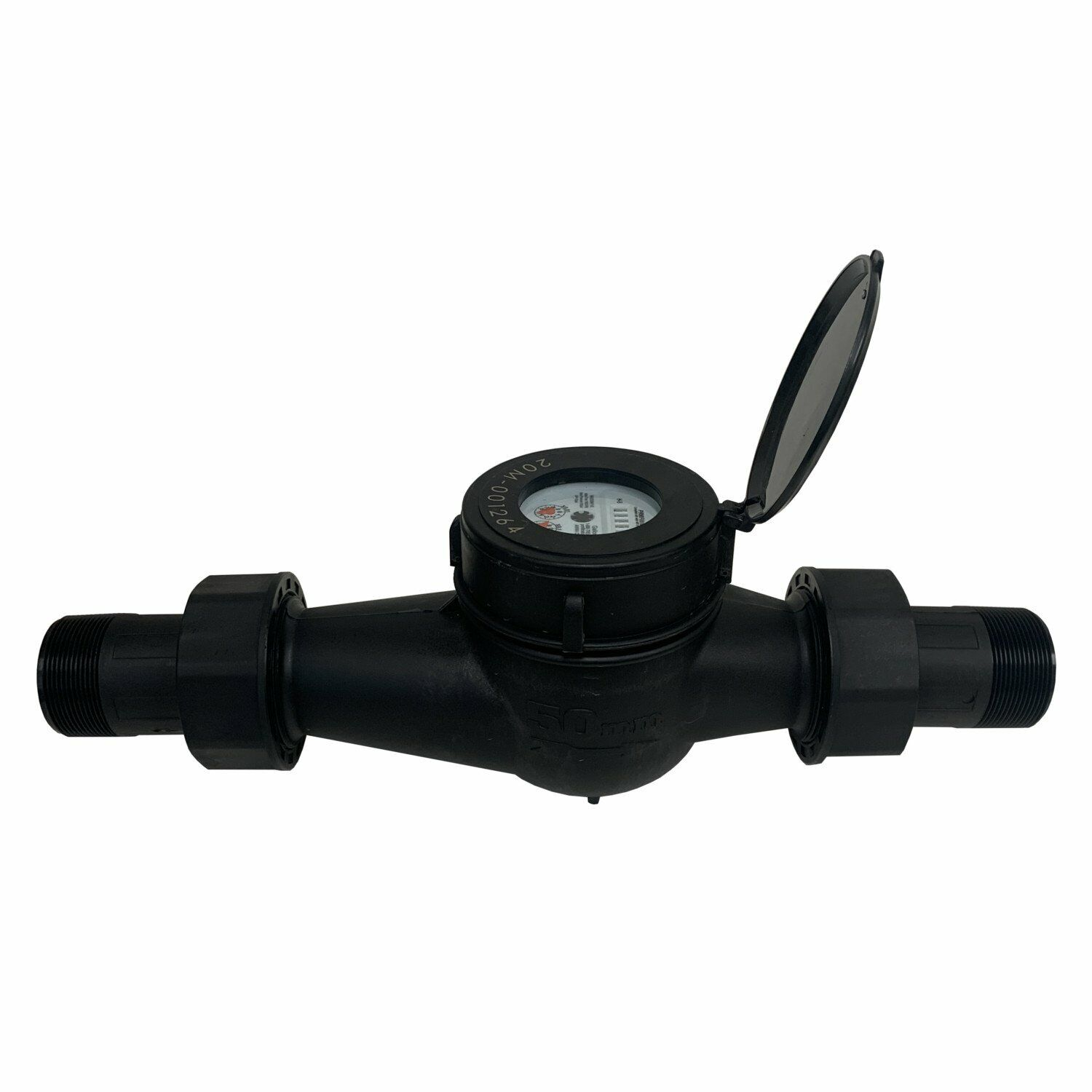 Professional OEM ODM Multi-Jet Nylon Flowmeter Plastic Water Meter 1/2 With Coupling