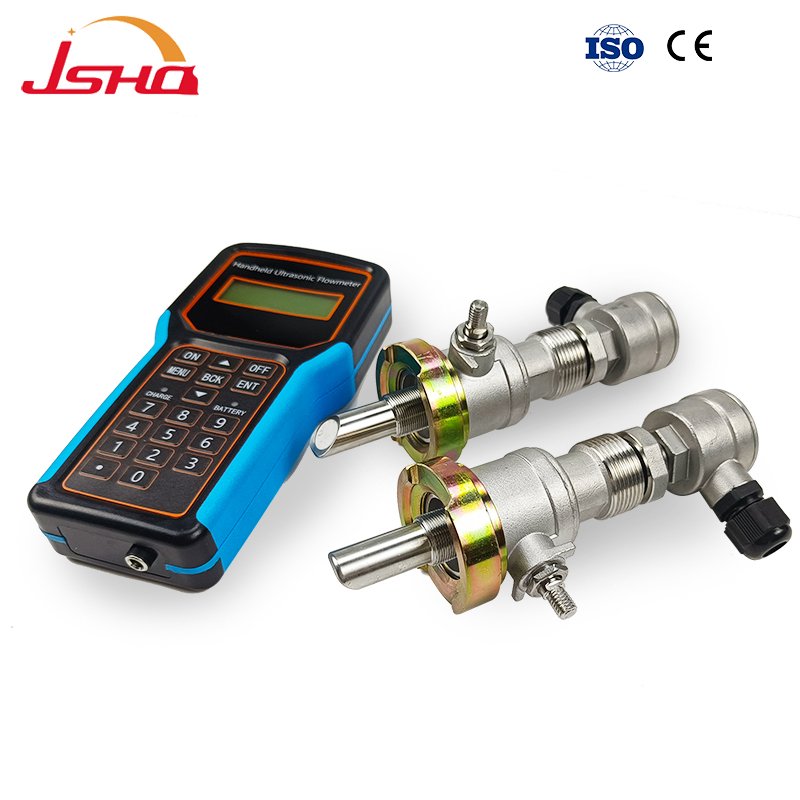 HONGQI Handheld Portable Ultrasonic Flow Meter with Clamp on Sensors Ultrasonic Water Flow Meter