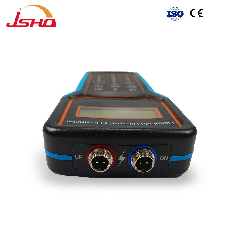 HONGQI Handheld Portable Ultrasonic Flow Meter with Clamp on Sensors Ultrasonic Water Flow Meter