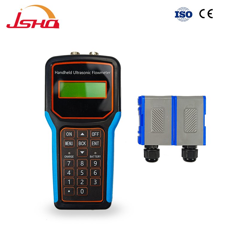 HONGQI Handheld Portable Ultrasonic Flow Meter with Clamp on Sensors Ultrasonic Water Flow Meter