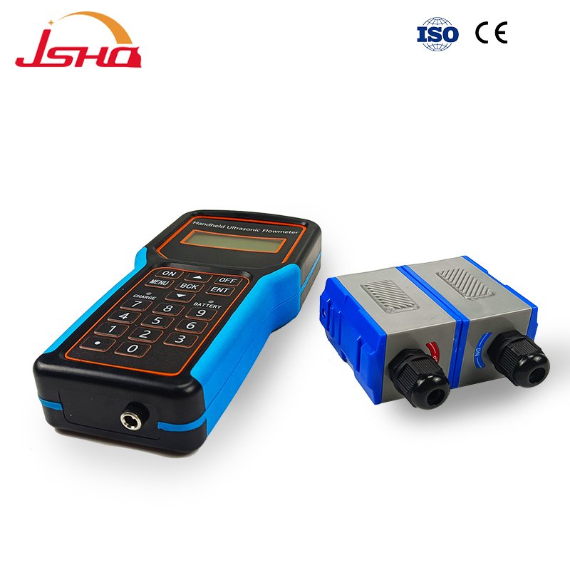 HONGQI Handheld Portable Ultrasonic Flow Meter with Clamp on Sensors Ultrasonic Water Flow Meter