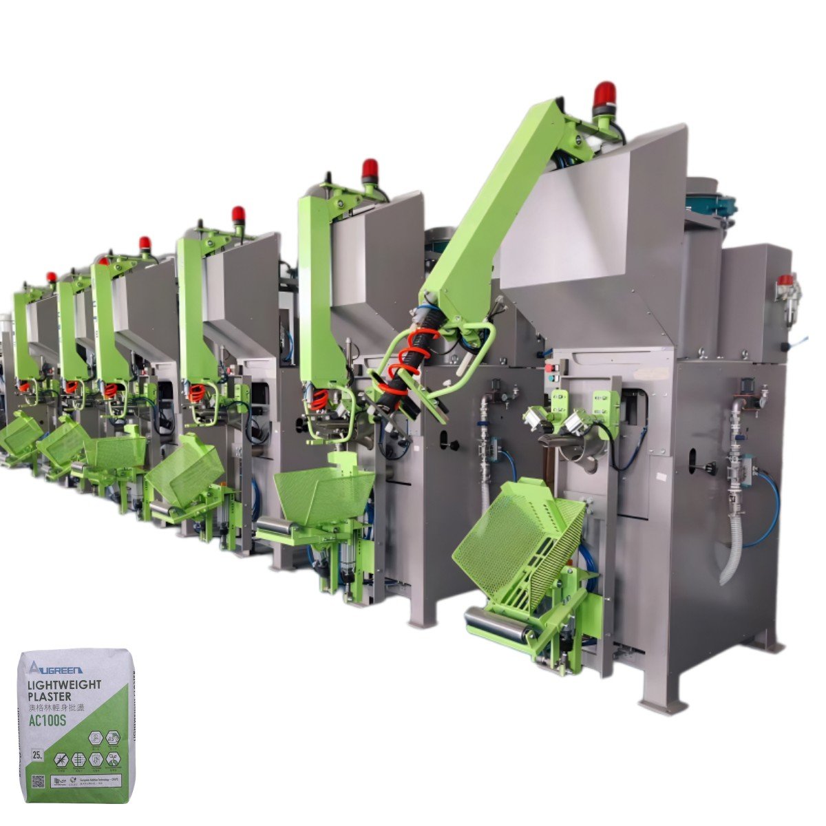 Automatic 10-50Kg Metering Packing Bag Filling Machines Big Valve Bag Powder Packer Manufacturer
