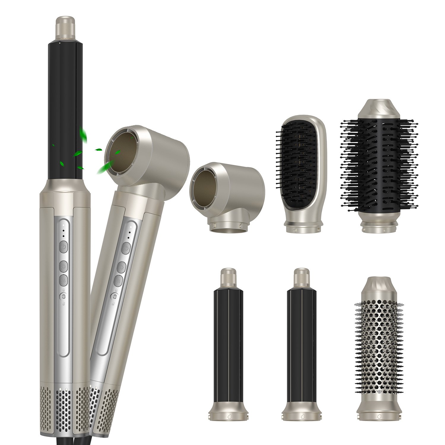 6 in 1 High Speed Blow Dryer One Step Hot Air Brush 110000rpm Powerful Blow Dryer and Styler Air Flow Multi Styler and Dryer