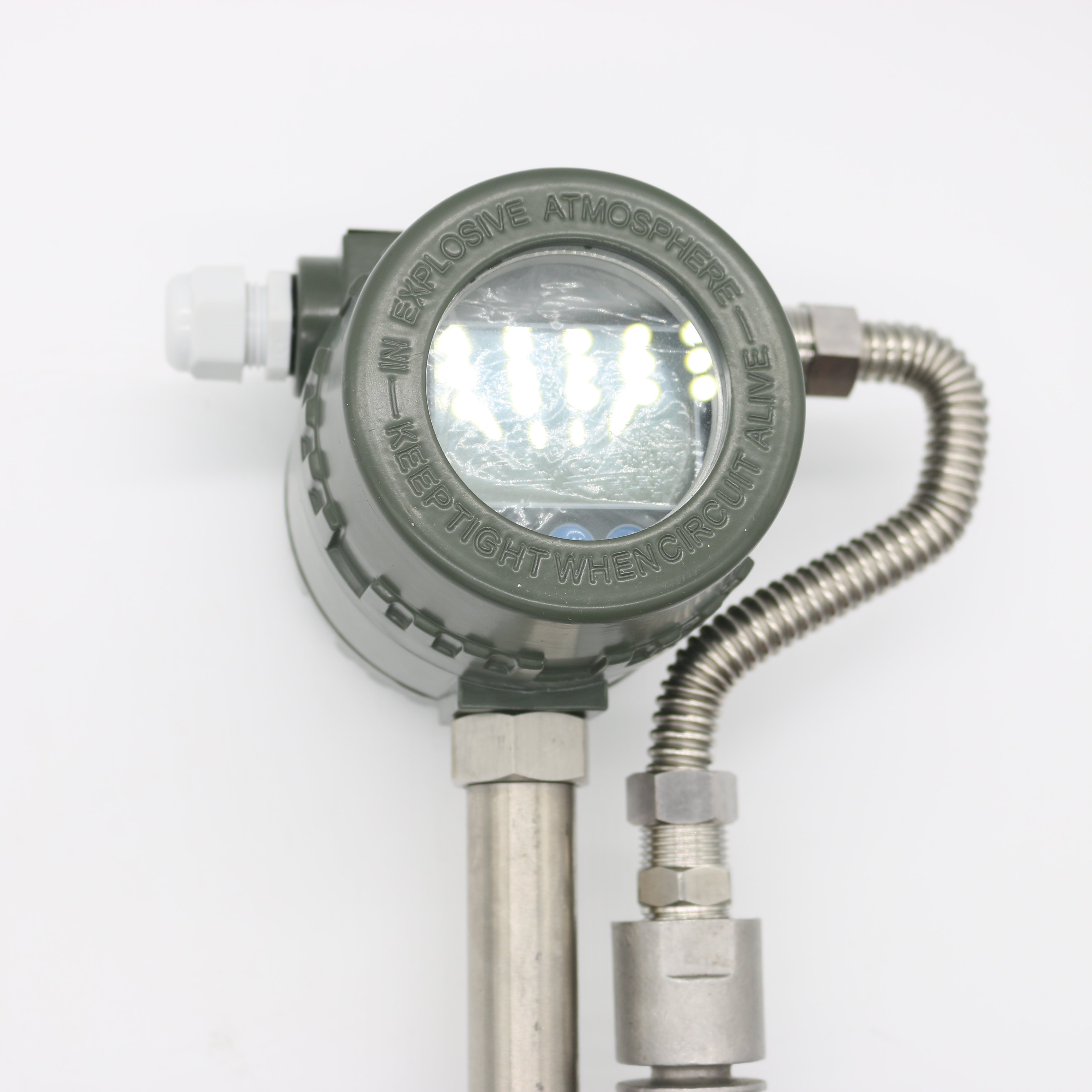 Teren-TFM Smart RS485 Heated Steam Vortex Flowmeter 1inch DN25mm Measures Ammonium Salt Water Liquid Air Fluid Natural Saturated