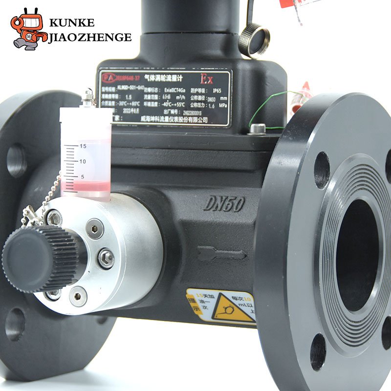Customizable DN50 Stainless Steel Explosion-Proof Turbine Flowmeter LCD Display for Gas Diesel Water Air Mediums-Flow Meters