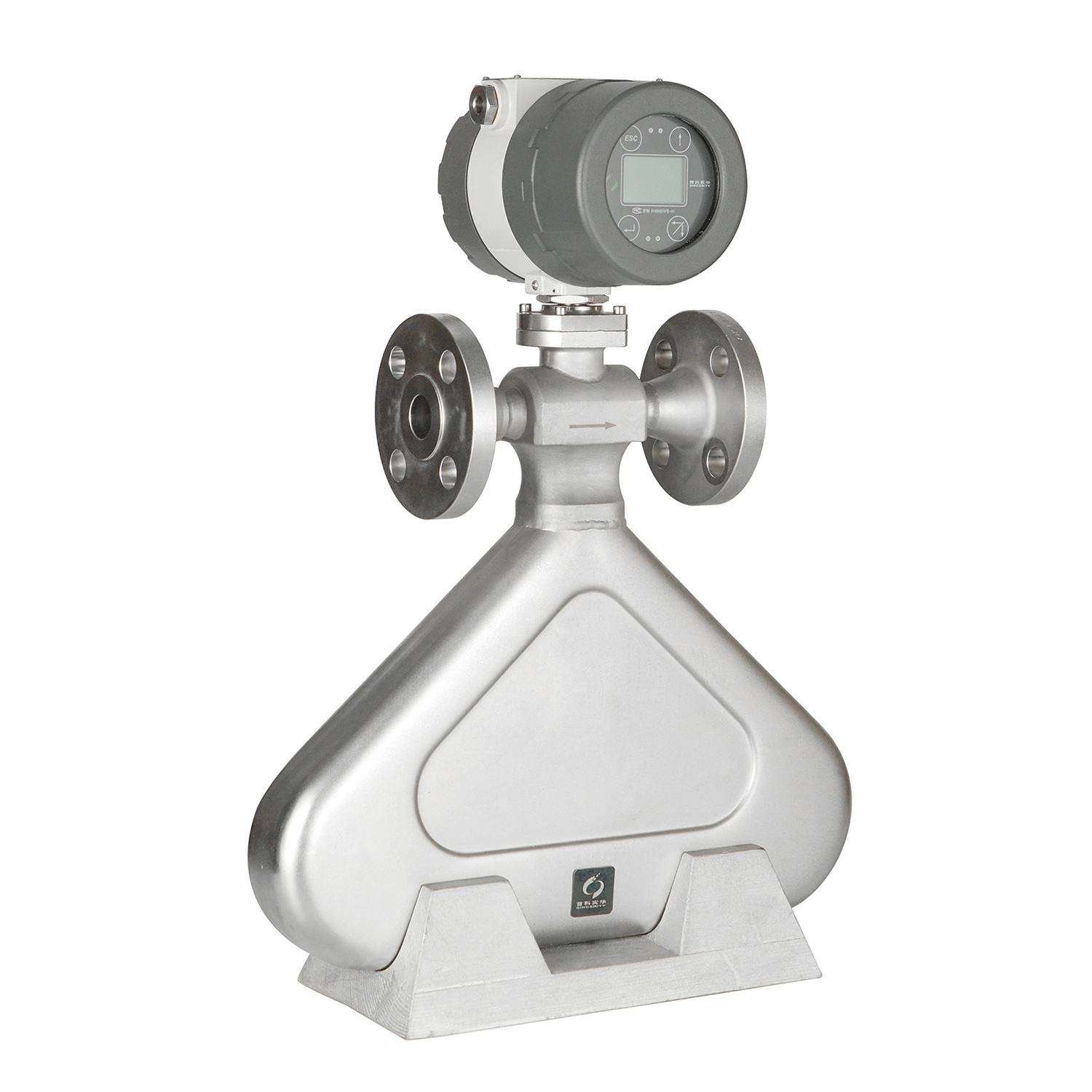 High Precision Coriolis Force Chemical Turbine Magnetic Flow Meter Mass Oil Flow Meter