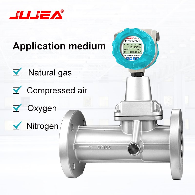 Intelligent 4-20mA Precession Vortex Flowmeter Natural Gas Compressed Air Hydrogen LPG Gas Flow Meter