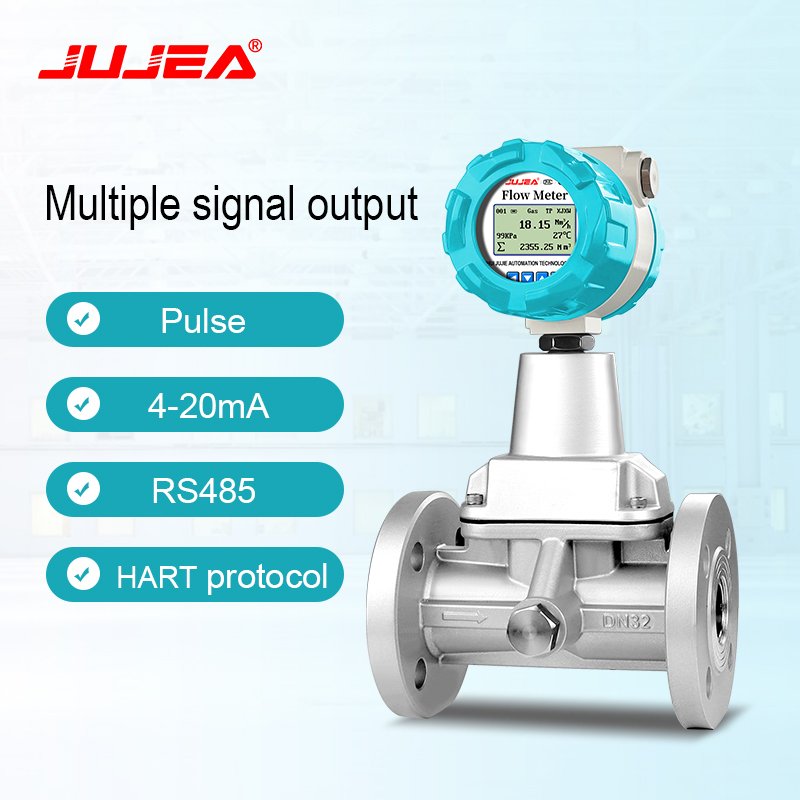 Intelligent 4-20mA Precession Vortex Flowmeter Natural Gas Compressed Air Hydrogen LPG Gas Flow Meter