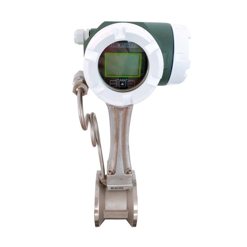 Plug-in Liquid Air Gas Steam Flowmeter Insertion Vortex Flowmeter for Biogas 4-20mA Butane Gas Flow Meter OEM Vortex Flowmeter