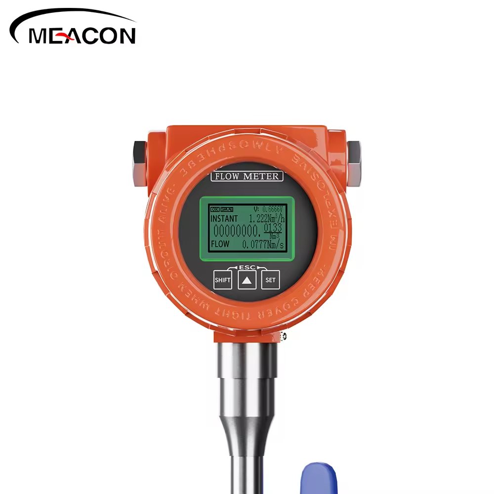 High Accuracy Rs485 Digital Insertion Compressed air Flow Meter Thermal Mass Flow Meter