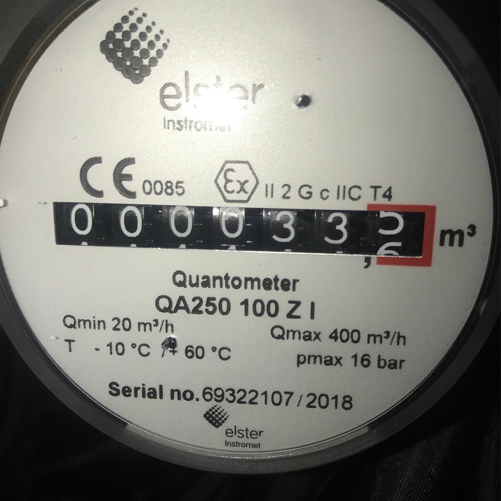 Honeywell Elster QA Methane Turbine Flow Meter Natural Gas Burner Flowmeter Compact Town Gas Meter QAe