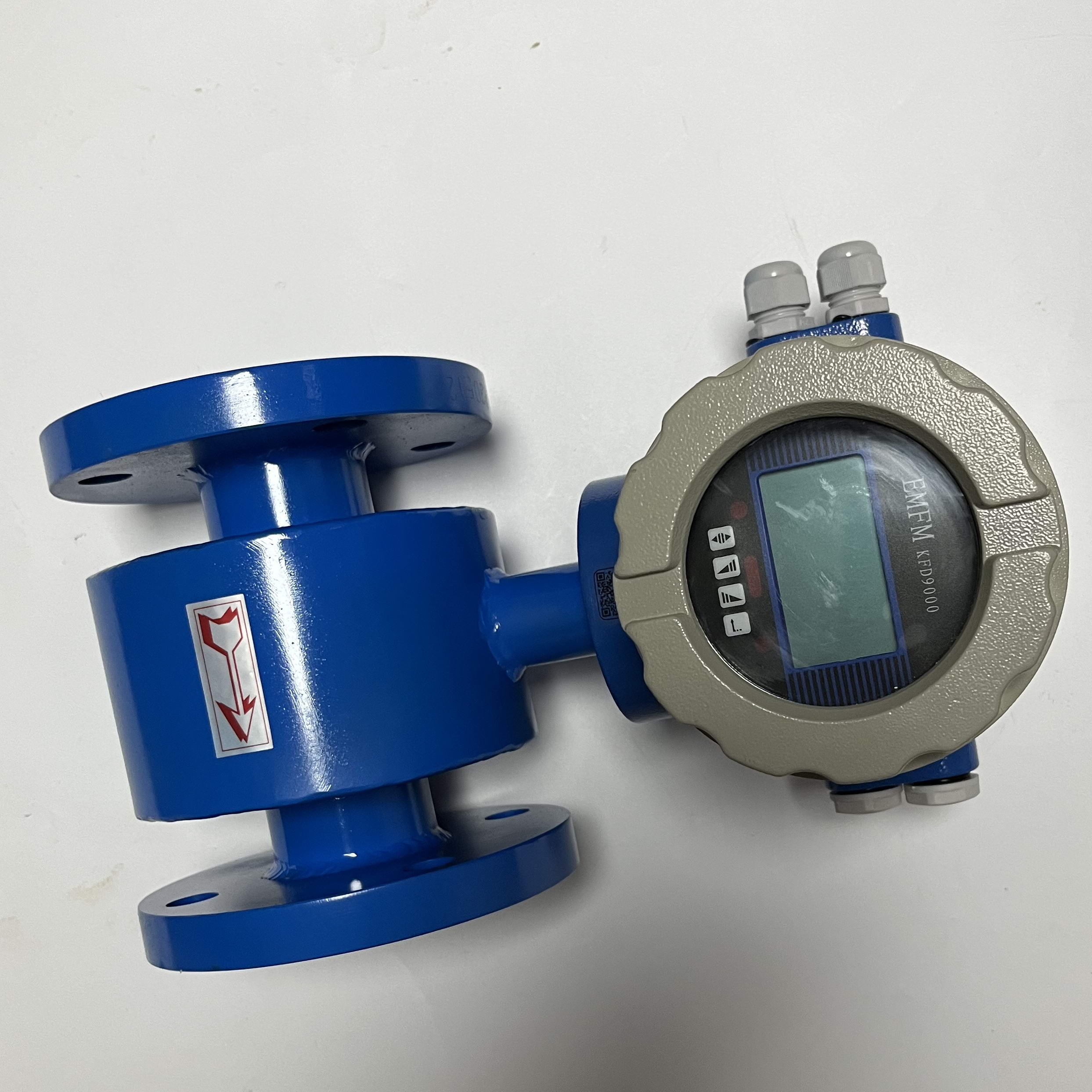 Carbon Steel Electromagnetic Flow Meter Sewage Pipeline Hydraulic diesel Magnetic Flowmeter Liquid Water Sensor Rate