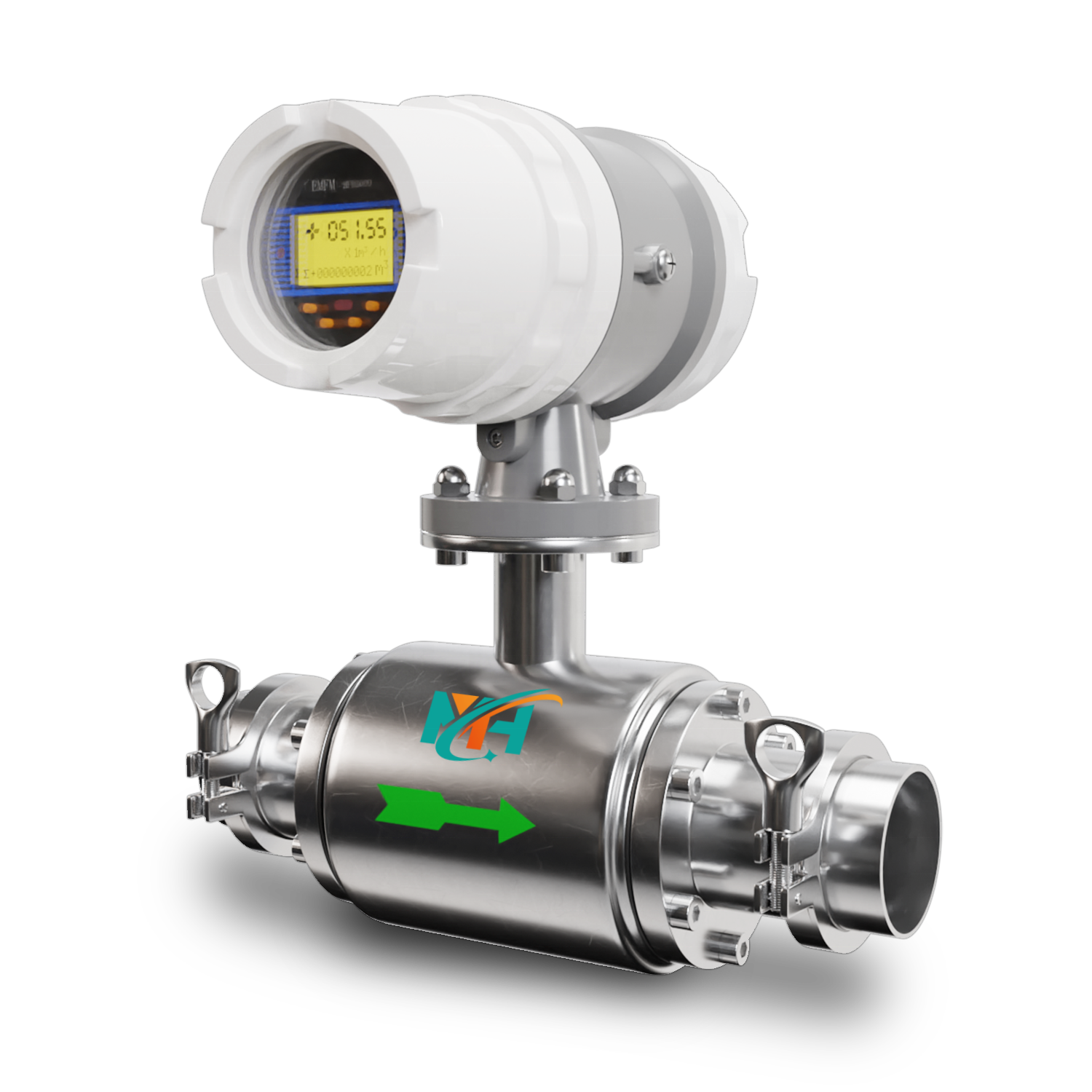 DN50/2inch SS316L Milk/Drink Water Sanitary Type Electromagnetic Flow Meter