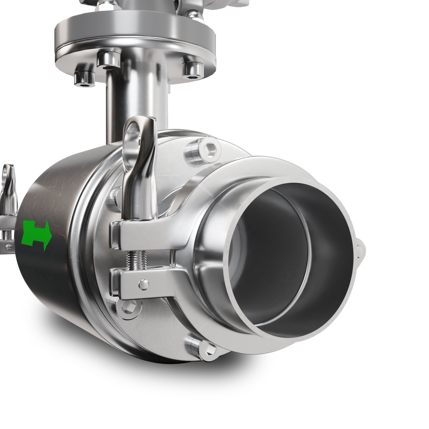 DN50/2inch SS316L Milk/Drink Water Sanitary Type Electromagnetic Flow Meter