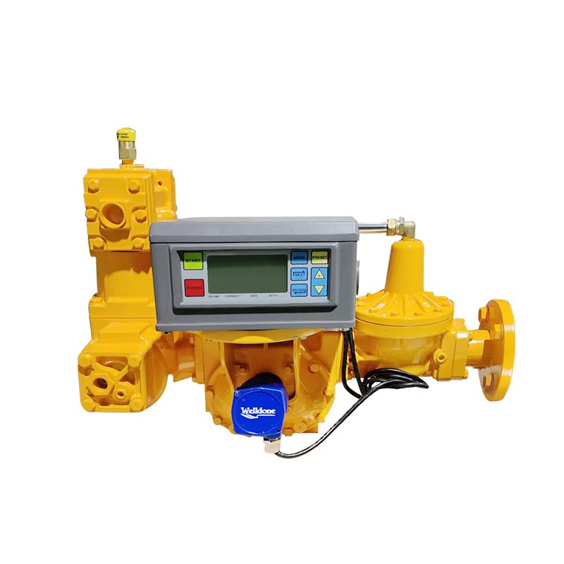 Liquid Control Positive Displacement Flow Meter 2 Inch Meter with Mechanical Register air Eliminator and Strainer WDTCS-100-P