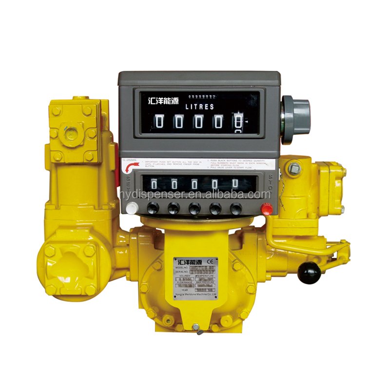 Liquid Control Positive Displacement Flow Meter 2 Inch Meter with Mechanical Register air Eliminator and Strainer WDTCS-100-P