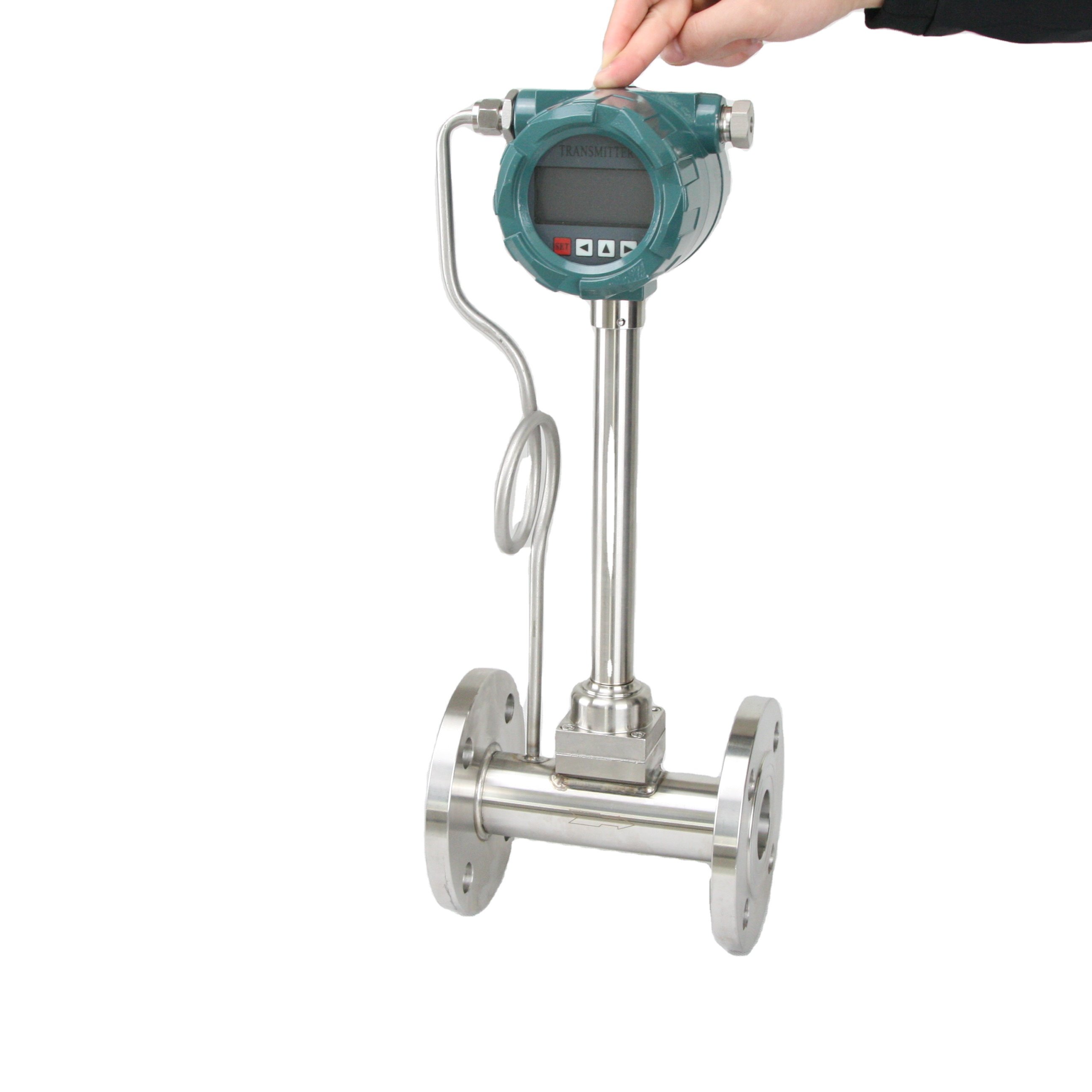 Digital Water Flow Meter Inline vortex Gas Flow Meter