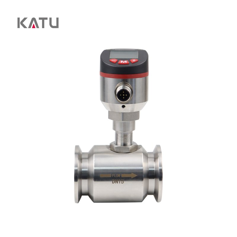 KATU Brand Whole Sale New Design Colorful Digital Screen High Quality FM120 Turbine Water Flow Meter