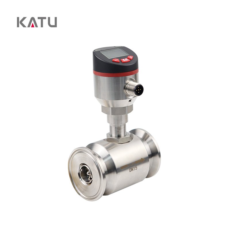 KATU Brand Whole Sale New Design Colorful Digital Screen High Quality FM120 Turbine Water Flow Meter