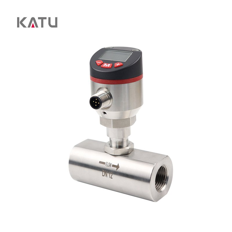 KATU Brand Whole Sale New Design Colorful Digital Screen High Quality FM120 Turbine Water Flow Meter