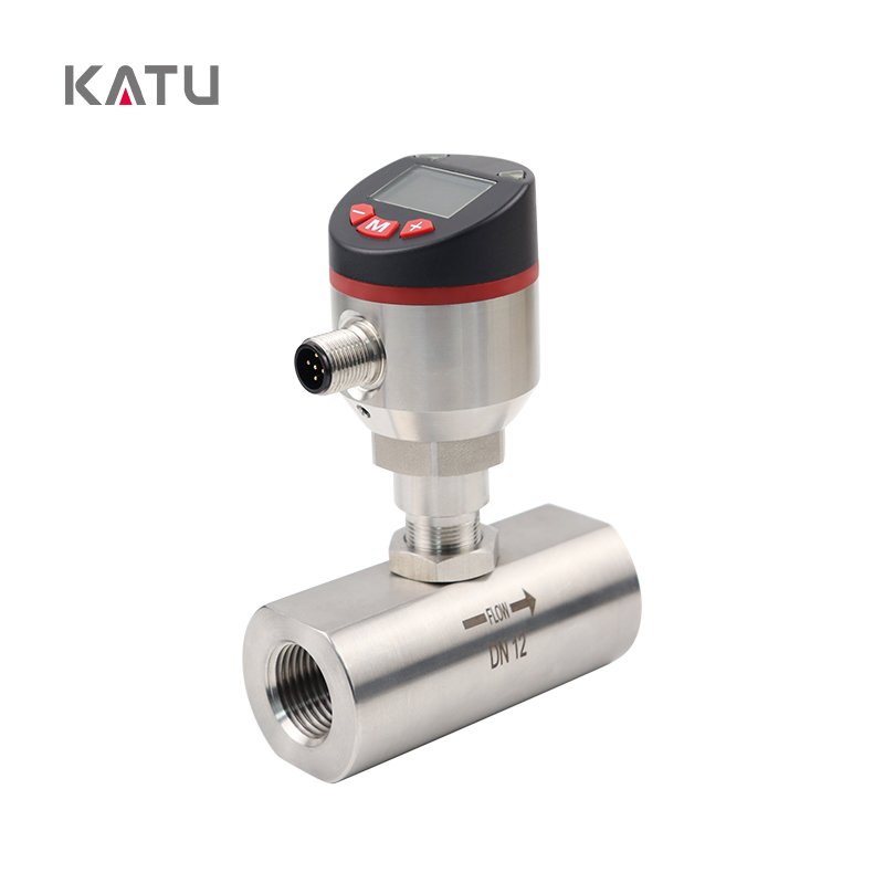 KATU Brand Whole Sale New Design Colorful Digital Screen High Quality FM120 Turbine Water Flow Meter