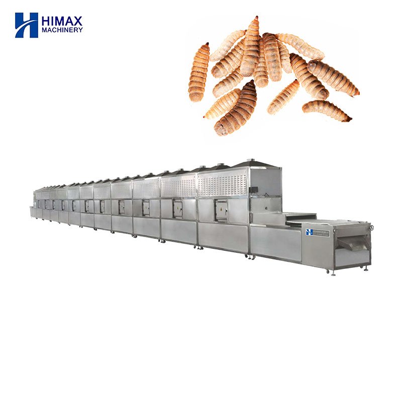 Cheap Industrial Tunnel Conveyor Belt Multifunctional Microwave Dryer Microwave Insect Larvae Dryer Machine