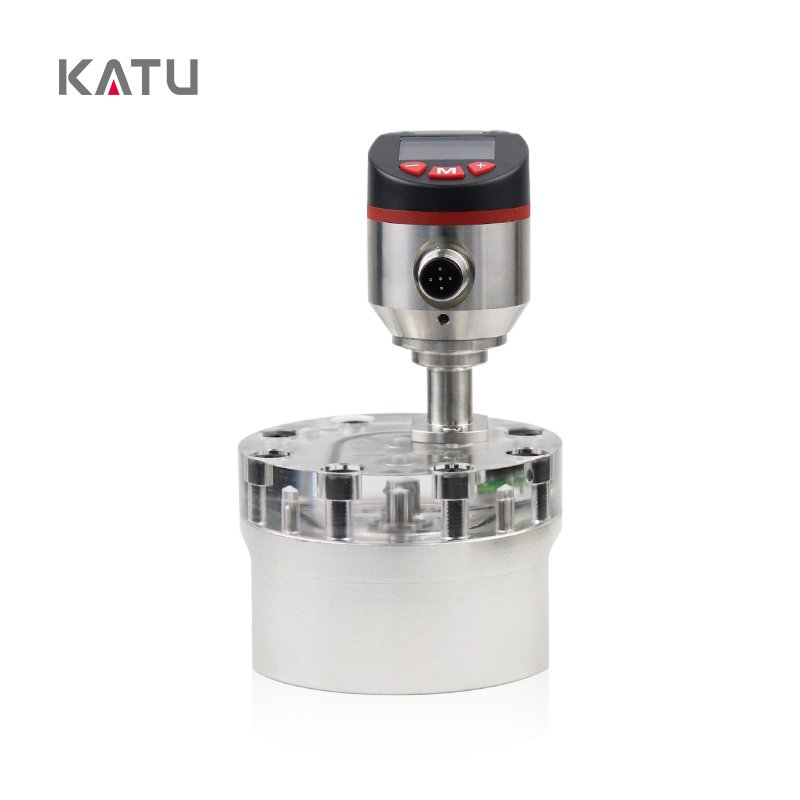 KATU Factory Wholesale FM500-M2 Small Micro Flow 50mL-2000mL High Accuracy Digital Display Gear Flow Meter for Oil