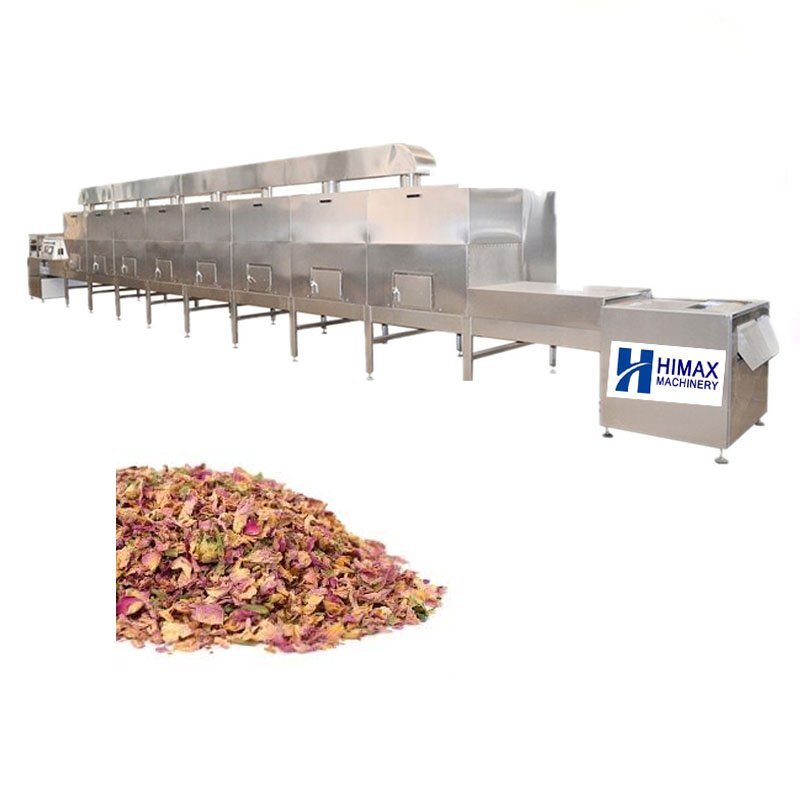 Multi-purpose Tunnel Microwave Dryer Tea Spices Flowers Yellow Mealworms Microwave Dryer