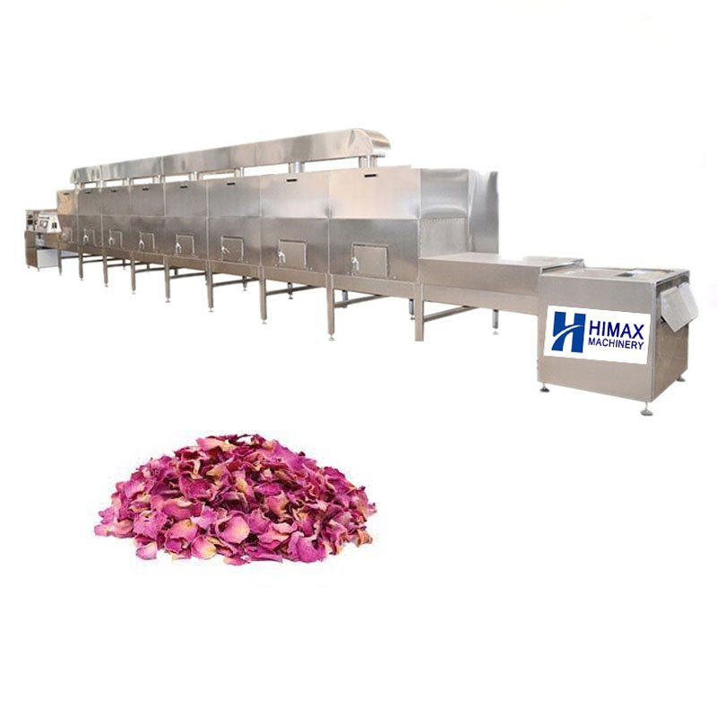 Multi-purpose Tunnel Microwave Dryer Tea Spices Flowers Yellow Mealworms Microwave Dryer